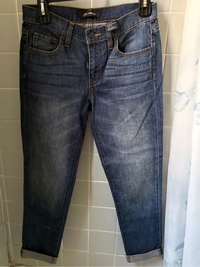 Joe Fresh Women's Dark Blue Boyfriend Jeans